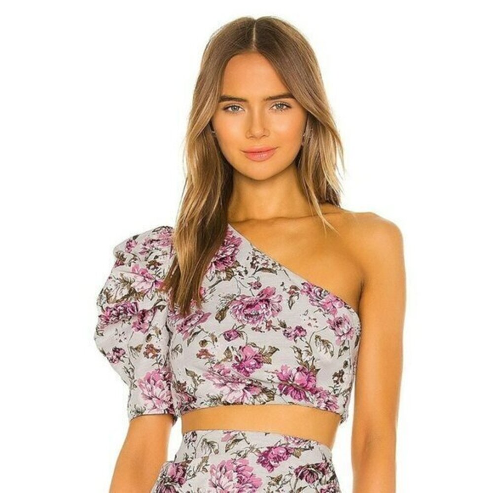 Michael Costello xREVOLVE Vessi Top - Pink Floral